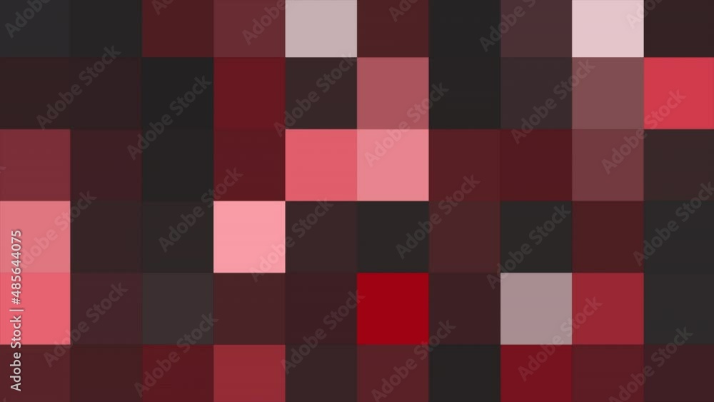 Poster squares in abstraction. motion. purple and red in abstraction are blurred in pixels that shimmer wit