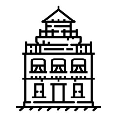 House  Flat Icon Isolated On White Background