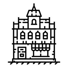 House  Flat Icon Isolated On White Background