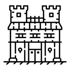House  Flat Icon Isolated On White Background