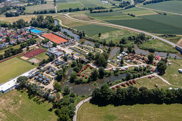 Luftbild Campingplatz bei Beilngries im Naturpark Altmühltal