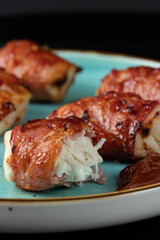 Hähnchen im Speckmantel