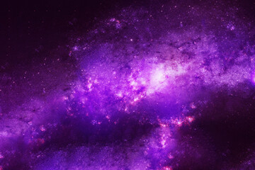Purple space nebula. Elements of this image were furnished by NASA