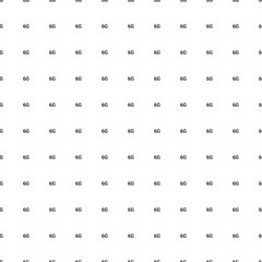 Square seamless background pattern from geometric shapes. The pattern is evenly filled with small black 6G symbols. Vector illustration on white background