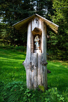 wooden house in the forest Hamry