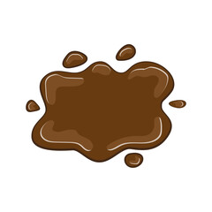 Chocolate splat vector illustration