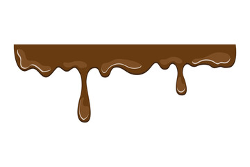 Chocolate splat vector illustration