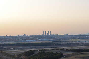 Fototapeta premium Las Cuatro Torres de Madrid