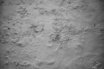 An old white wall concrete structure close up