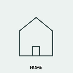 House vector icon illustration sign