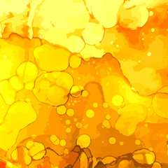 background from blots. Alcohol ink. Resin art Vector illustration