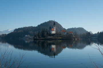 Fototapeta premium Lake Bled island