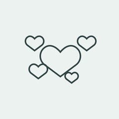 love vector icon illustration sign