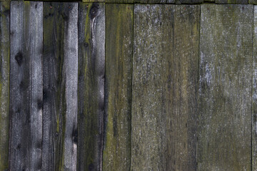 Old wooden planks wall texture background.