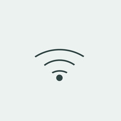 WIFI vector icon illustration sign