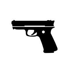 Pistolet, broń,uzbrojenie  - ikona, plik wektorowy