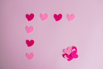 Naklejka na ściany i meble Hearts for your Valentine