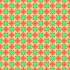 Multi color seamless pattern texture and template. Multicolored. Colorful ornamental graphic design. Colored mosaic ornaments. Vector illustration. EPS10.