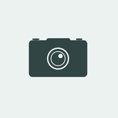 Camera vector icon illustration sign