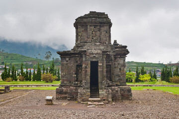 Temple at Candi Arjuna Hindu Temple Complex, Dieng Plateau, Central Java, Indonesia, Asia, Asia
