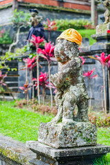 Stone statue at Besakih Temple (Pura Besakih), Bali, Indonesia, Southeast Asia, Asia, Asia