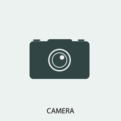 camera vector icon illustration sign 