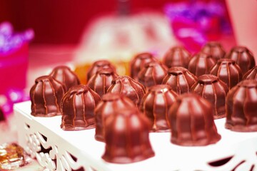 chocolate cake on a plate
