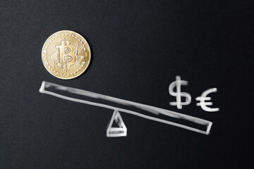 The concept of scales in economics. World currencies are outperforming cryptocurrencies.