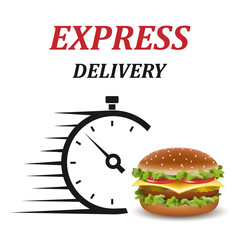 fast food delivery with vector illustration smartphone online store for distribution graphics application website