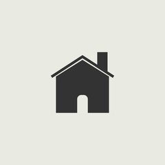 home vector icon illustration sign 