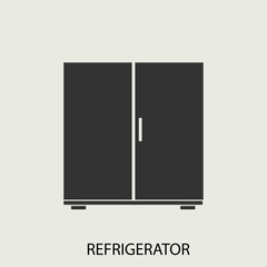 refrigerator vector icon illustration sign 