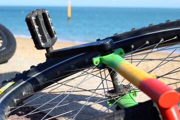 Unicycle on the Beach © jameshoye