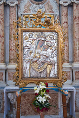 Photo of Dubrovnik Cathedral interior, aka Cathedral of the Assumption of the Virgin Mary in Dubrovnik Old Town, Croatia