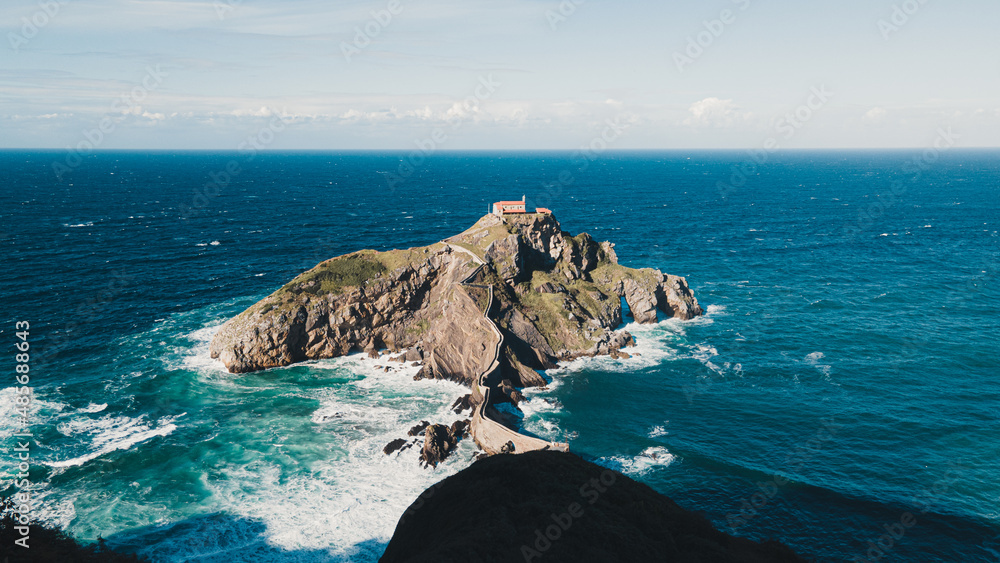 Canvas Prints San Juan de Gaztelugatxe, Spain