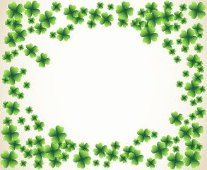 Saint Patrick's Day frame background