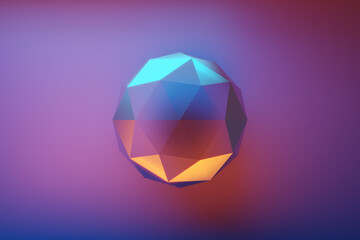 3D Diamond background - Shiny bright rock with high value