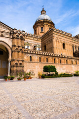 Palermo Cathedral (Duomo di Palermo), a prime example of Sicilian Baroque architecture, Sicily, Italy, Europe
