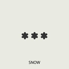 snowing vector icon illustration sign 