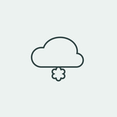 snowing vector icon illustration sign 