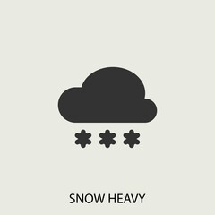 snowing vector icon illustration sign 