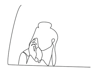 a woman traveling in a vehicle is standing near the window and talking on the phone