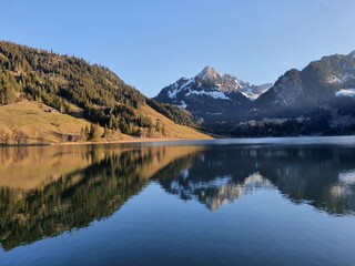 reflection in lake