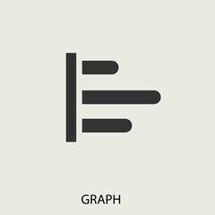 graph vector icon illustration sign 