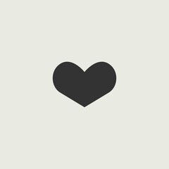 heart vector icon illustration sign 