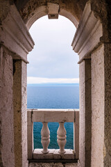 Piran, Slovenia. Church of St George bell tower, Slovenian Istria, Slovenia, Europe