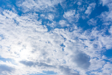 Refreshing blue sky and cloud background material_v_sky_21