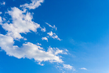 Refreshing blue sky and cloud background material_v_sky_27