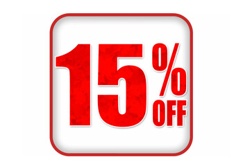 15&Off, image representing 15% off	