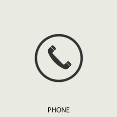 phone vector icon illustration sign 