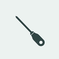 screwdriver vector icon illustration sign